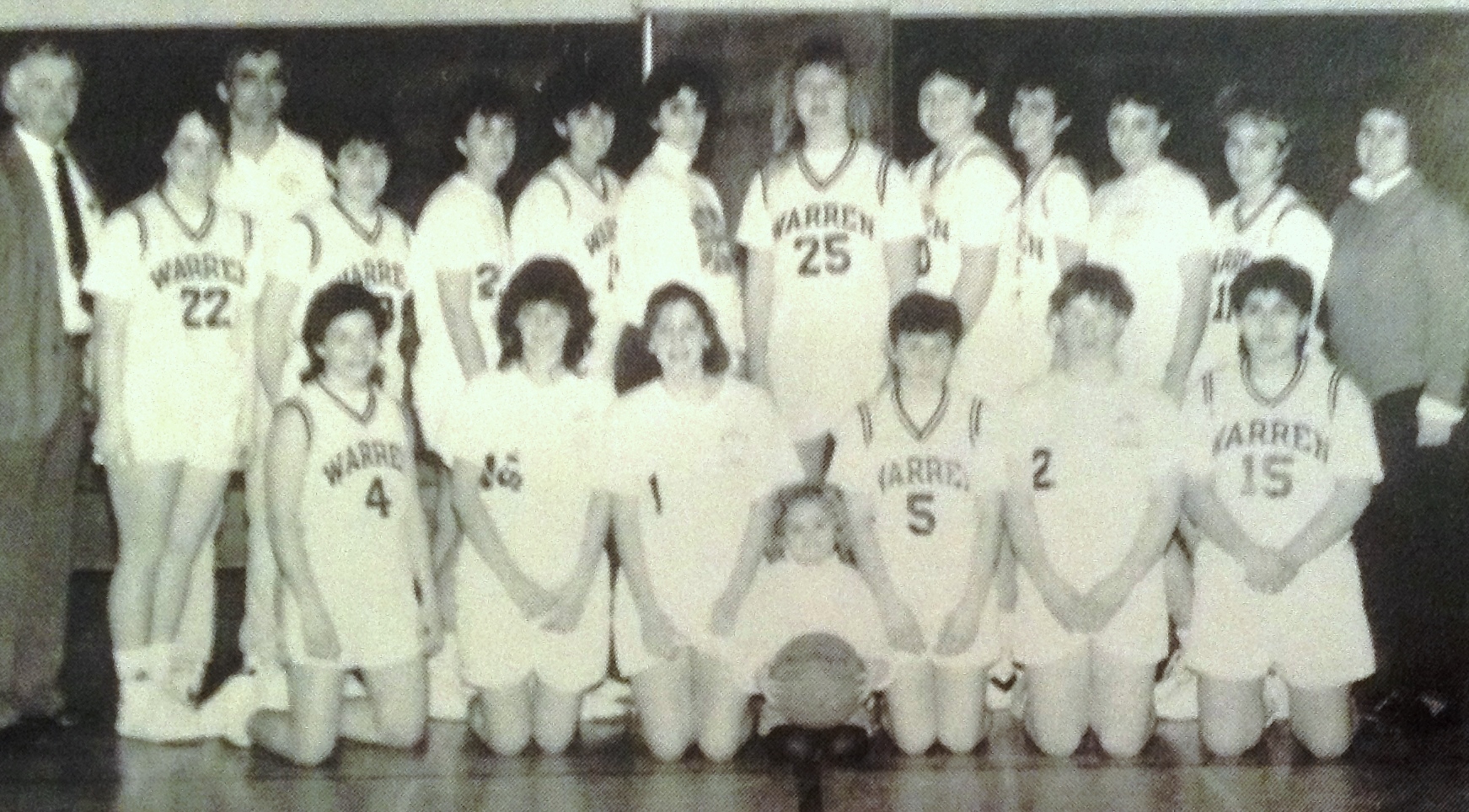 inductee team whs girls basketball 1988 - Warren Athletic Hall of Fame